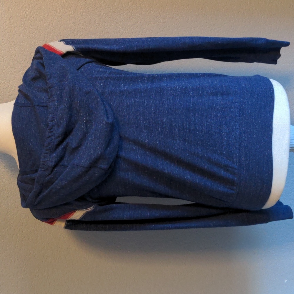 Nike Throwback Full Zip Lightweight Hoodie Red, White, and Blue - Picture 4 of 6